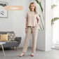 💕 Set de top și pantaloni casual pentru femei
