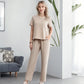 💕 Set de top și pantaloni casual pentru femei