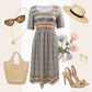 🌸 【S-4XL】Rochii cu imprimeu boho