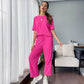 💕 Set de top și pantaloni casual pentru femei