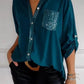 🔥Tricou de patchwork ocazional cu paiete