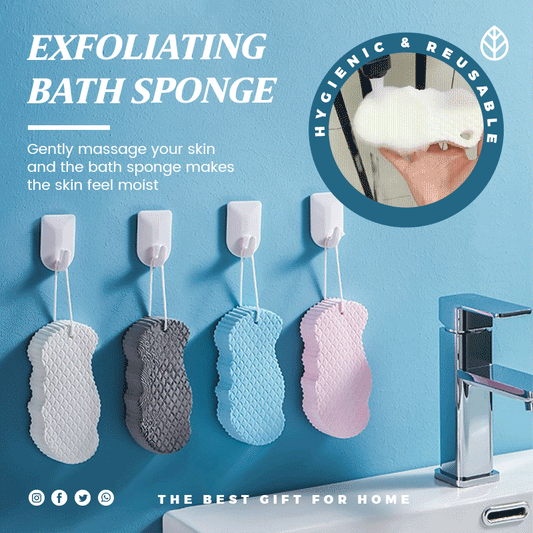 🔥1+1 Gratuit🎁Burete de baie super moale pentru exfoliere