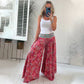 【💕Plata la livrare】🌸Pantaloni cu talie elastică cu model etnic