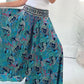 【💕Plata la livrare】🌸Pantaloni cu talie elastică cu model etnic