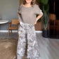Set din două piese pentru femei cu imprimeu floral casual