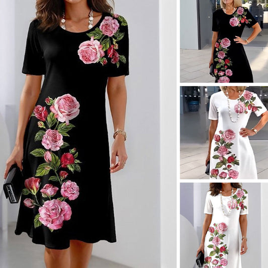 💝Rochie largă de vară imprimată la modă
