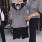 🌷🌷🌷【S-5XL】🔥 Top cu dungi casual pentru femei și set de pantaloni solizi💋✨🥰