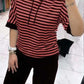 🌷🌷🌷【S-5XL】🔥 Top cu dungi casual pentru femei și set de pantaloni solizi💋✨🥰