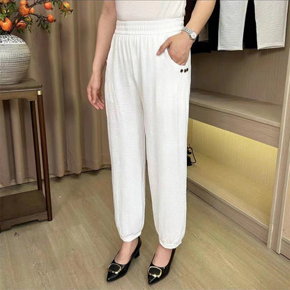 🎁VÂNZARE FIERBINTE 50% OFF🔥 Pantaloni casual răcoroși respirabili pentru femei👖