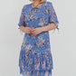 🌸 Rochie elegantă plisată cu mânecă scurtă și lungă👗