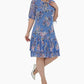 🌸 Rochie elegantă plisată cu mânecă scurtă și lungă👗