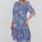 🌸 Rochie elegantă plisată cu mânecă scurtă și lungă👗