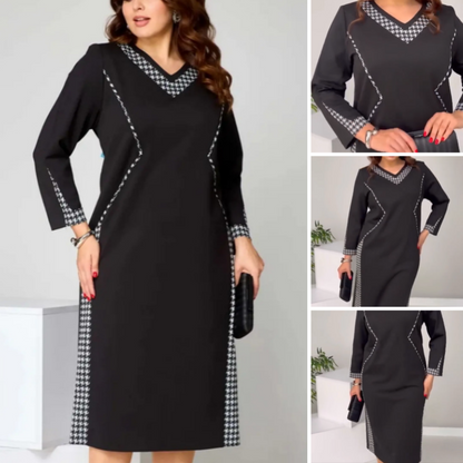👗 Rochie imprimată patchwork