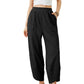 🔥 Pantaloni casual de gleznă pentru femei, cu croi lejer și talie elastică 👖