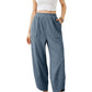 🔥 Pantaloni casual de gleznă pentru femei, cu croi lejer și talie elastică 👖
