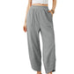 🔥 Pantaloni casual de gleznă pentru femei, cu croi lejer și talie elastică 👖