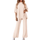 Set top și pantaloni casual pentru femei - 2 piese în total