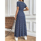 ✨Rochie maxi casual cu decolteu V cu model floral pentru femei👗