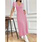 ✨Rochie maxi casual cu decolteu V cu model floral pentru femei👗