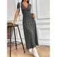 ✨Rochie maxi casual cu decolteu V cu model floral pentru femei👗