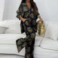 Fashion Floral Set de două piese pentru femei
