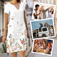 Moda Printed-Linen 100% rochii casual