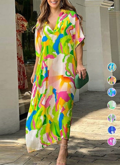 💃 Rochii casual pictate cu imprimeu